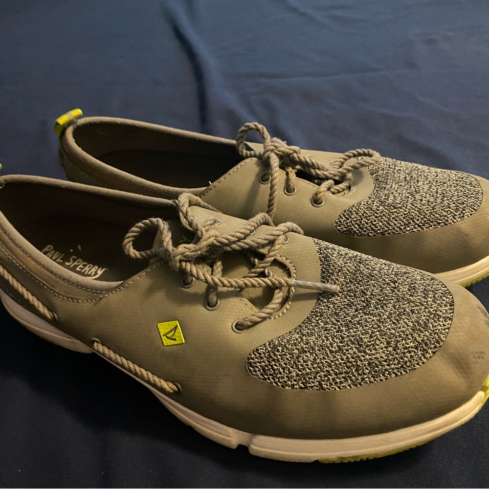 Women's Paul Sperry Gray  Loafers Sneakers Shoes: Size 10